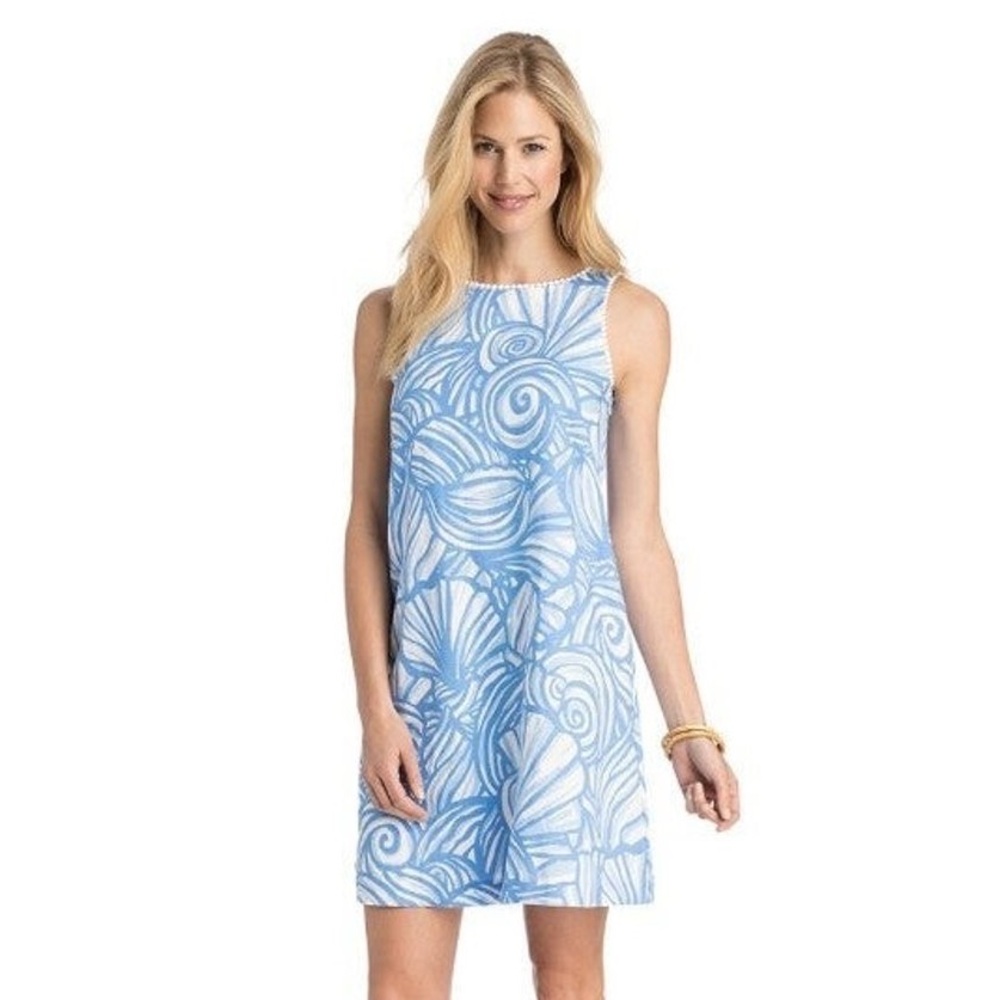 VINEYARD VINES | Nautilus Shell Print Swing Dress NWT